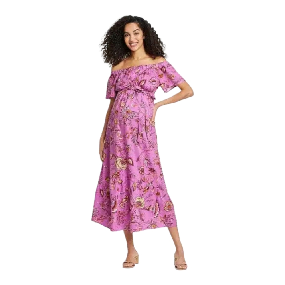 Elbow Sleeve Maternity Dress NWT